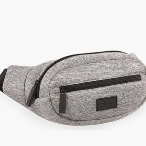FILA Valerie Grey Heather Waist Bag - Men's Crossbody Belt Bag